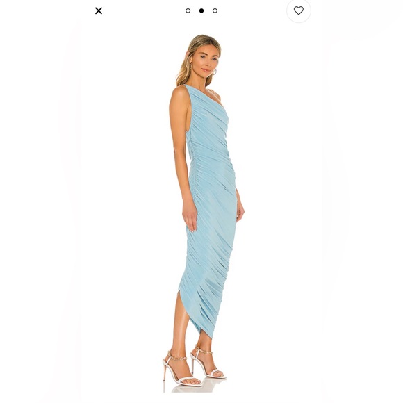 Norma Kamali Diana Gown BNWT Powder Blue - Picture 3 of 7